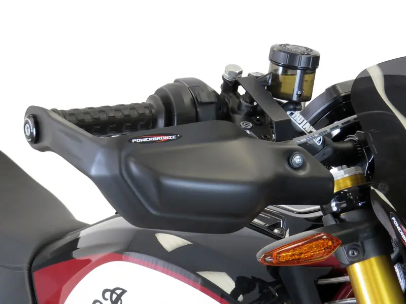 Indian Ftr1200 19-23 Matt Black Handguard/Wind Deflectors Powerbronze 1