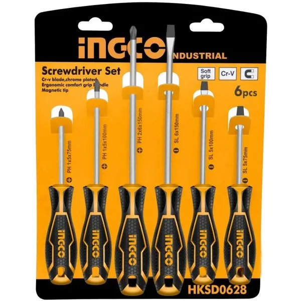 Ingco 6 Pcs Screwdriver Set 1