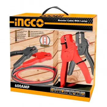 Ingco Booster Cable 600 Amp With Lamp 1