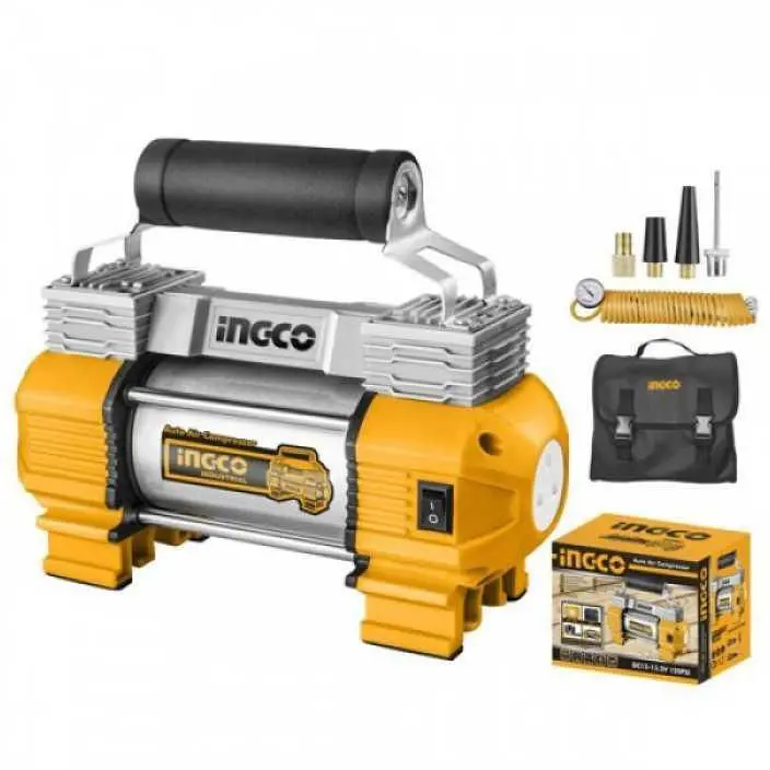 Ingco Heavy Duty Air Compressor With Light 12V 1