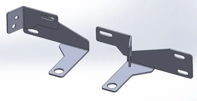 Intercooler Relocation Bracket Kit, Assembly, Ram 3.0L Eco Diesel Only 1