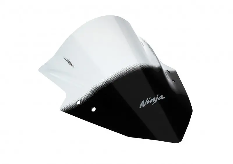 Kawasaki Ninja 300  13-2018  Airflow Light Tint Double Bubble Screen By Powerbronze. 1