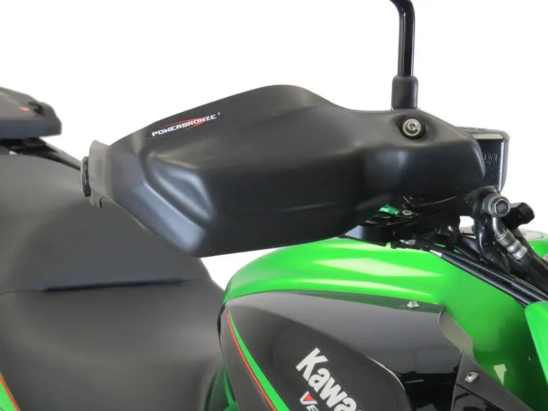 Kawasaki Versys 650  17-2023 Matt Black Handguard/Wind Deflectors Powerbronze 1