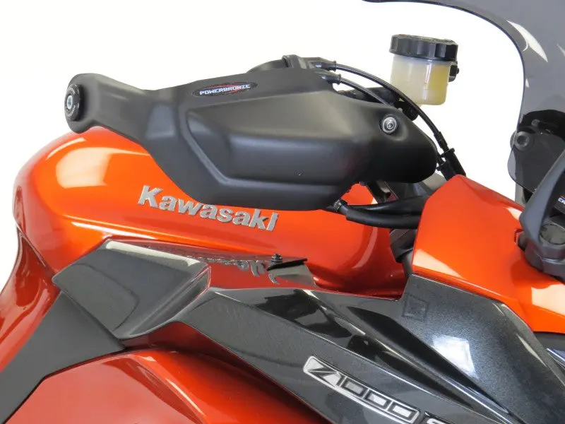 Kawasaki Z1000sx 17-2019 Matt Black Handguard/Wind Deflectors Powerbronze 1