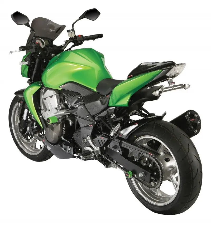 Kawasaki Z750 2007-2011 Carbon Look & Silver Mesh Rear Hugger  By Powerbronze 1