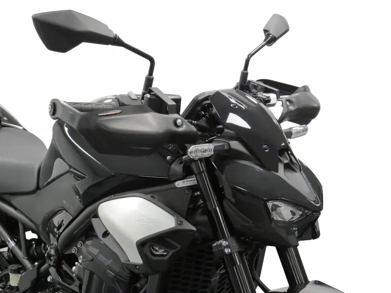 Kawasaki Z900  2025 Matt Black Handguard/Wind Deflectors Powerbronze 1