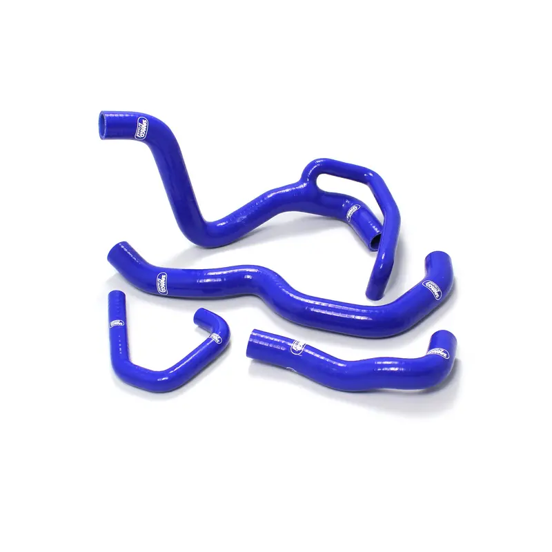Kawasaki Zx 6R 2009 - 2024 Samco Sport Silicone Hose Kit  & Stainless Hose Clips Kaw-64 1