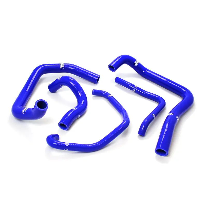 Kawasaki Zx 6R (C1 / C2) 2005 - 2006 Samco Sport Silicone Hose Kit  & Stainless Hose Clips Kaw-7 1