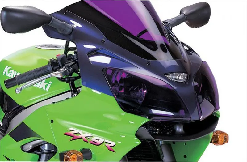 Kawasaki Zx9-R 2000-2003 Dark Tint Headlight Protectors Powerbronze 1