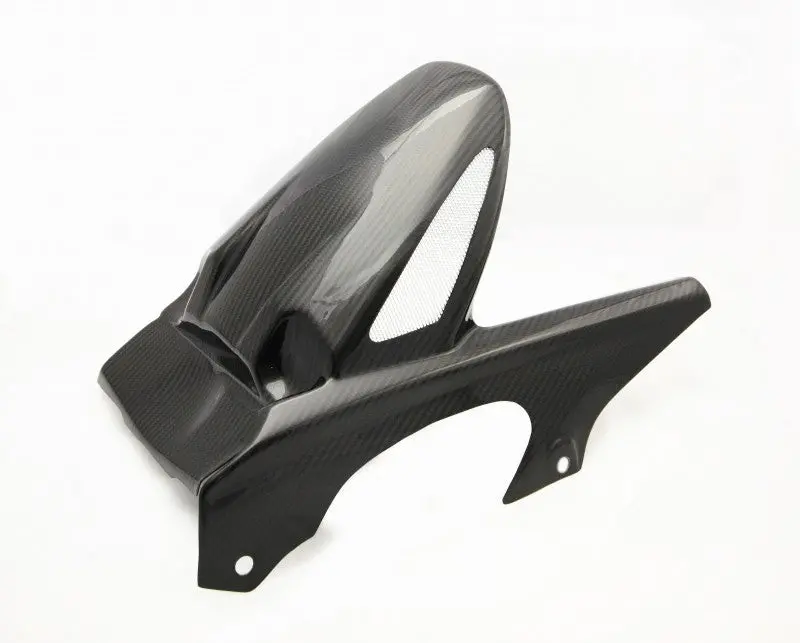Kawasaki Zzr1400 & Zx-14R 06-2011 Carbon Look & Silver Mesh Rear Hugger Powerbronze 1