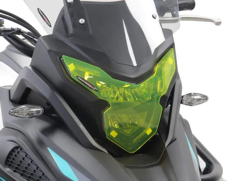 Kove 510X 2024 .  Dark Tint Headlight Protectors By Powerbronze Rrp £36 1