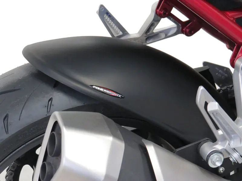 Kove 510X   2024 >  Gloss Black Rear Hugger  Powerbronze 1