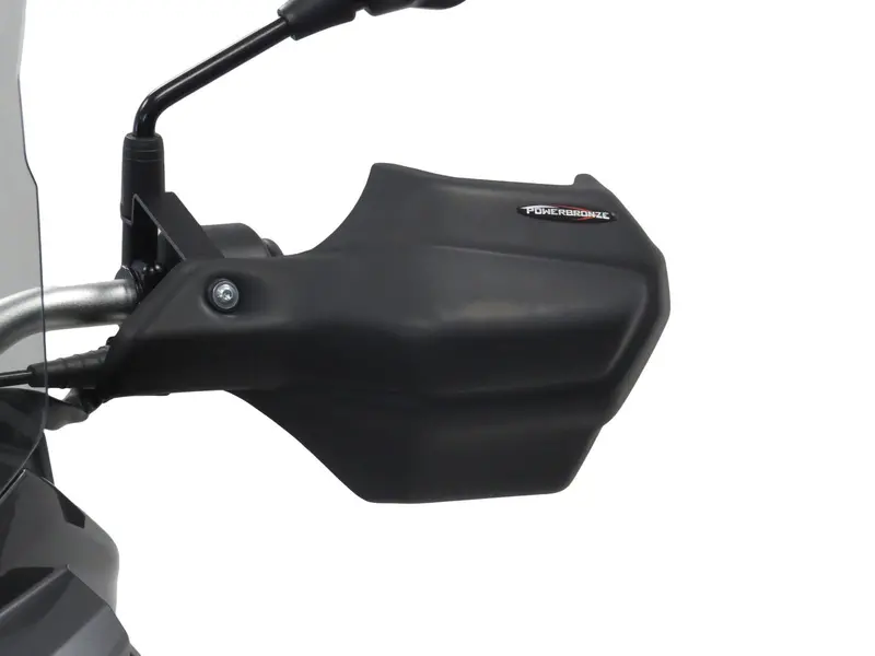Kove 800X  2023 > Matt Black Handguard/Wind Deflectors Powerbronze 1