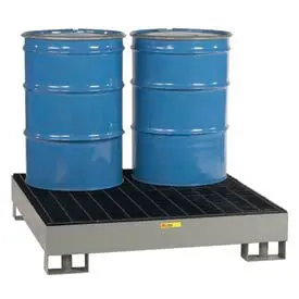 Little Giant® Forkliftable Spill Control Platform Sst-5151 - 4-Drum - 66 Gallon 1