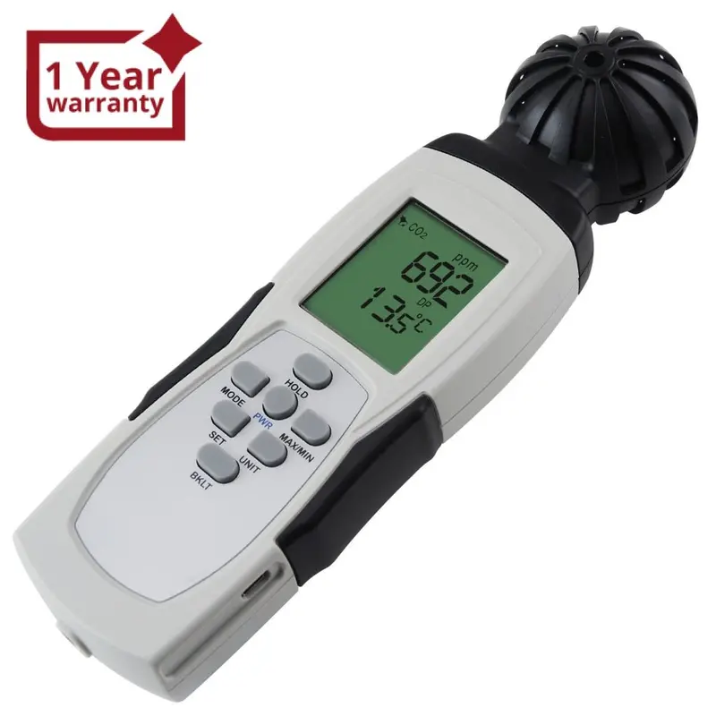 M0198132s Digital 3-In-1 Co2 Thermo-Hygrometer Logger Made In Taiwan 1