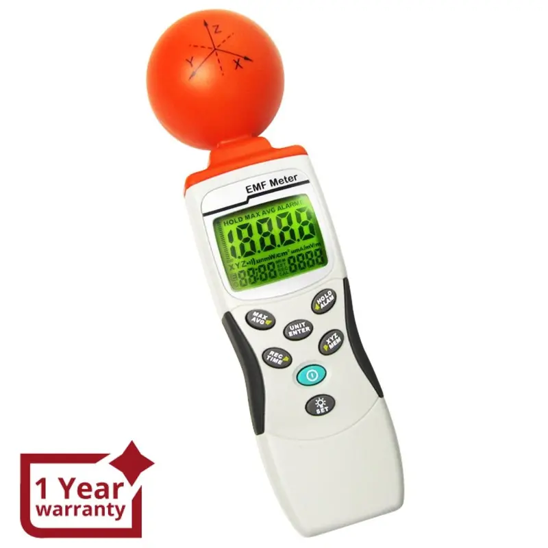 M0198195 Handheld Emf/Rf (3-Axis Gauss Meter) Field Strength Meter 50Mhz To 3.50Ghz 1