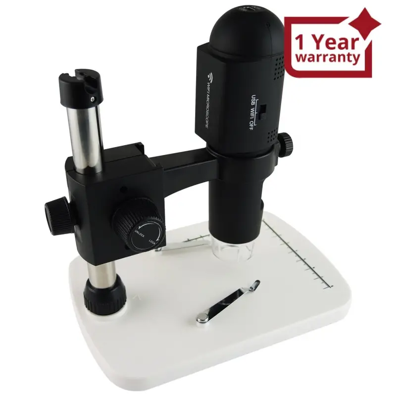 M05-001 Wifi Usb Microscope 200X Zoom 6 Led Ios Android Pc Video Photo Rechargeable Li-Ion Battery 1