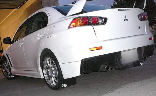Mitsubishi Lancer Evolution X, Evo X 2008-2016 Rally Mud Flaps 1