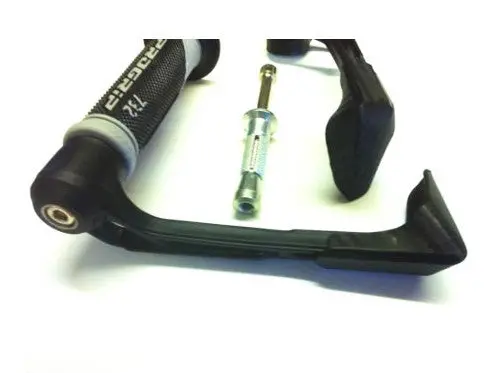 Motorcycle Motorbike Black Plastic Lever Guards Pair Racing Track Road Bsb Mbb 1