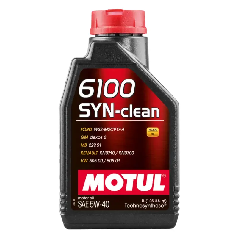 Motul 6100 Syn-Clean 5W-40 Semi-Synthetic (1 Liter) 1
