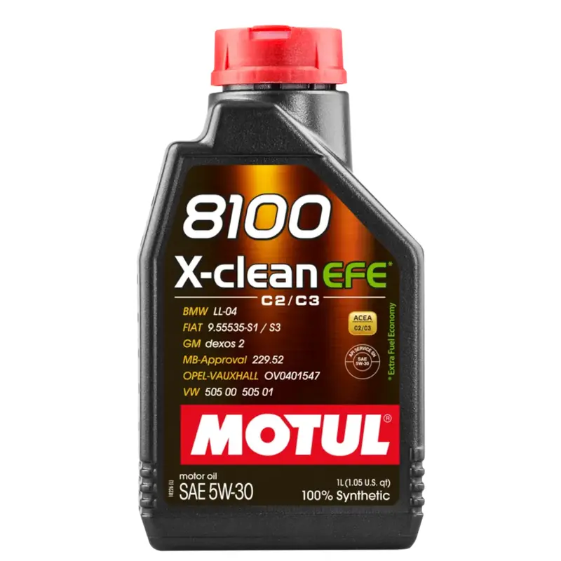 Motul 8100 X-Clean Efe 5W-30 (1 Liter) 1