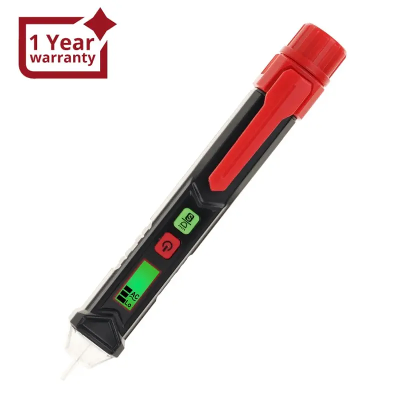 Mul-363 Non-Contact Ac Voltage Detector Dual Range Ncv Tester 12V-1000V / 48V-1000V Live And Null Wire Detection Electrical Tool Breakpoint Finder 1