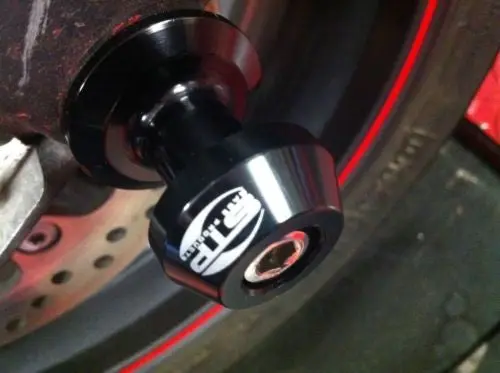 New 8Mm Paddock Stand Bobbins, Black Anodised Cnc Machined  Race,Track Bsb,Wsb, 1