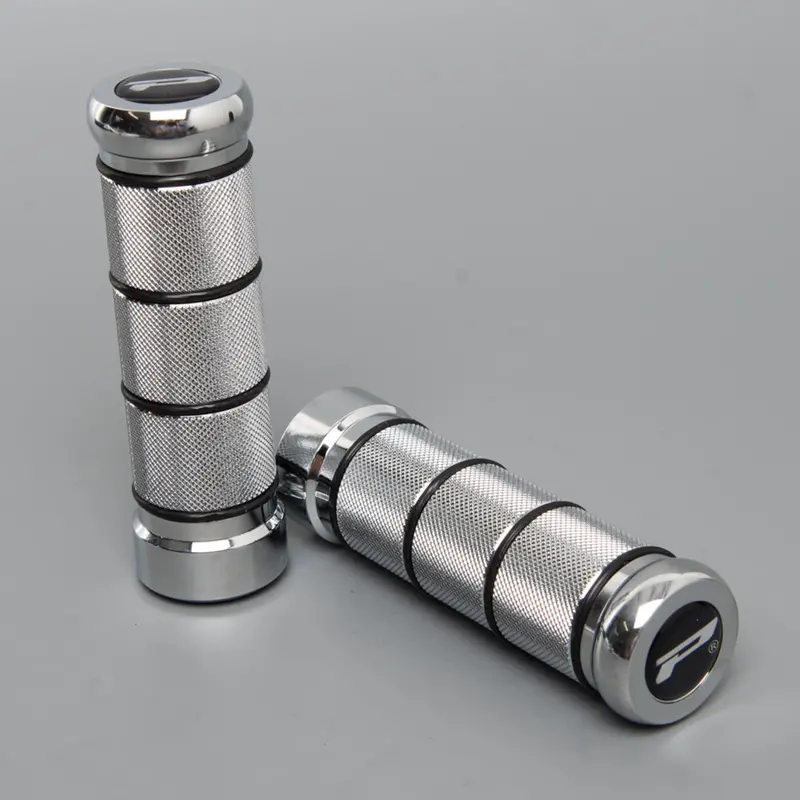 New Progrip Harley Davidson Chromed Aluminium Custom Grips 1