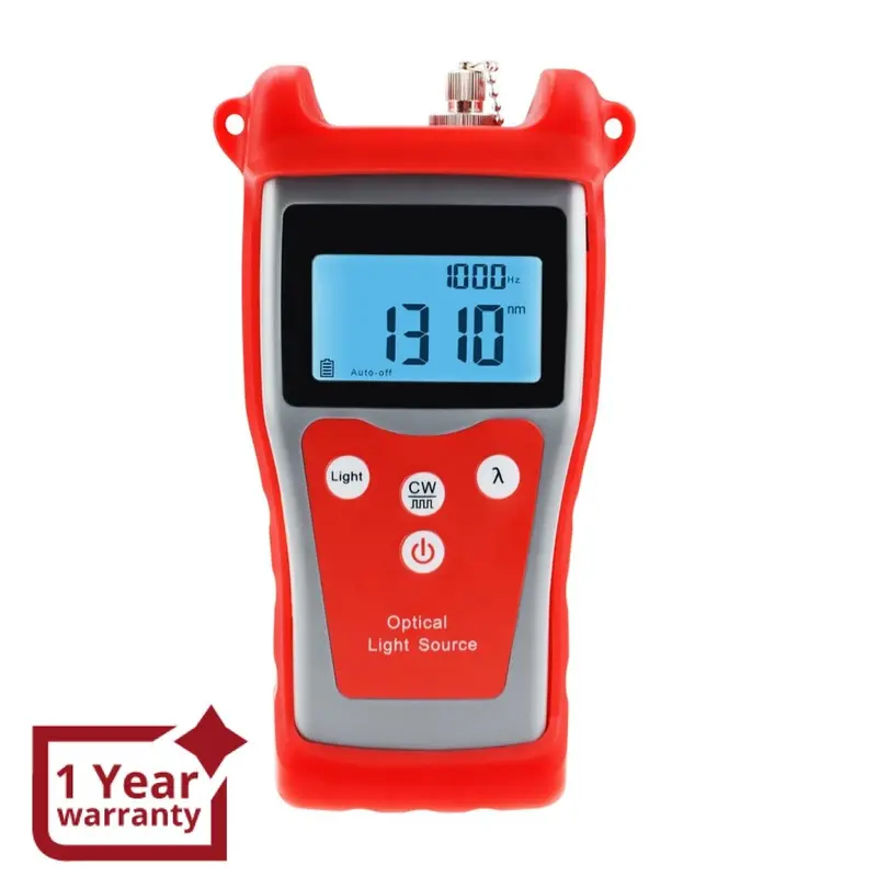 Nf-902 Fiber Optical Light Source For Power Meter Handheld With 1310/ 1550Nm Wavelength Fc/ St/ Sc Interchangeable Interfaces 1