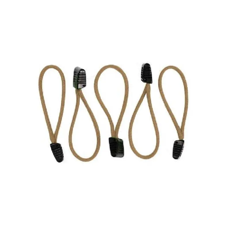 Paracord Zipper Pulls W/ Plastic Grip (Pack Of 5) 1
