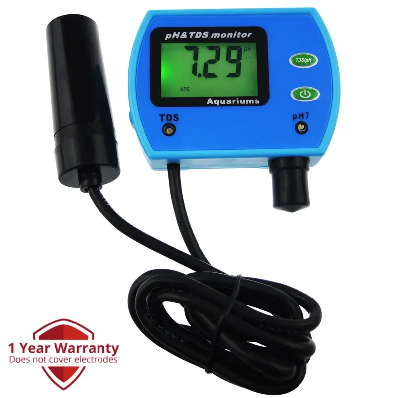 Phm-003 2-In-1 Ph Tds Water Quality Tester Replaceable Ph Electrode Aquarium Pool Hydroponic Tool 1