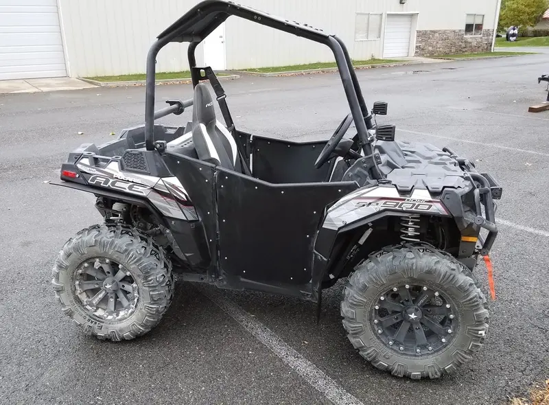 Polaris Ace 2014-2017 All Models Mud Flaps / Fender Extensions, Front & Rear 1