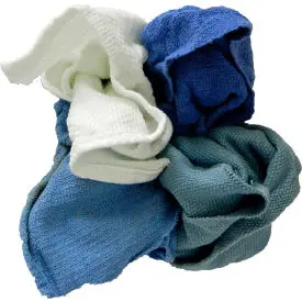 Pro-Clean Basics Sanitized Anti-Bacterial Woven Wiping Cloth Rags, Assorted Colors, 4 Lbs. - 99831 1