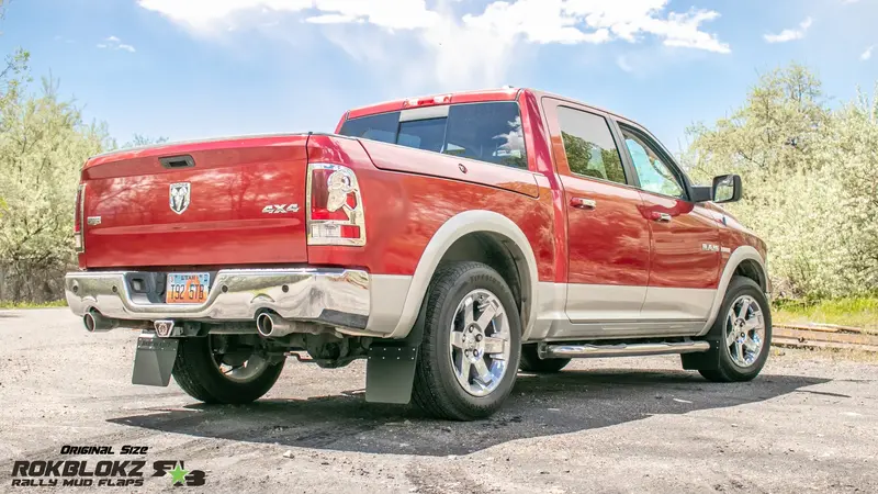 Ram 1500/2500/3500 (4Th Gen) 2010-2018 Step-Back Mud Flaps 1