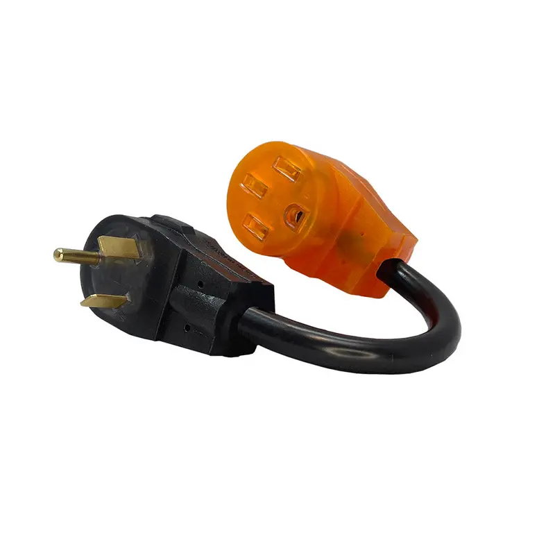 Reliance Acrv52 30A 125V Color Connect Adapter Cord Tt-30 Plug 14-50 Connector 1