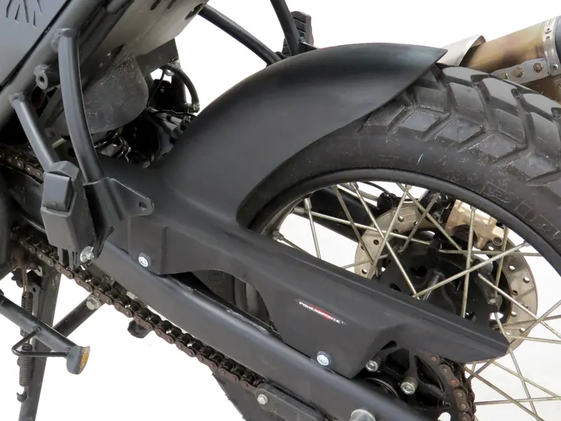 Royal Enfield Scram 411   22-25  Carbon Look Rear Hugger By Powerbronze Rrp £139 1