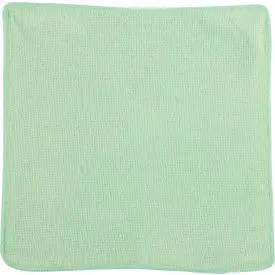Rubbermaid Commercial Products Microfiber Economy Cloth 12" X 12" Green, Polyester/Nylon, Green 1