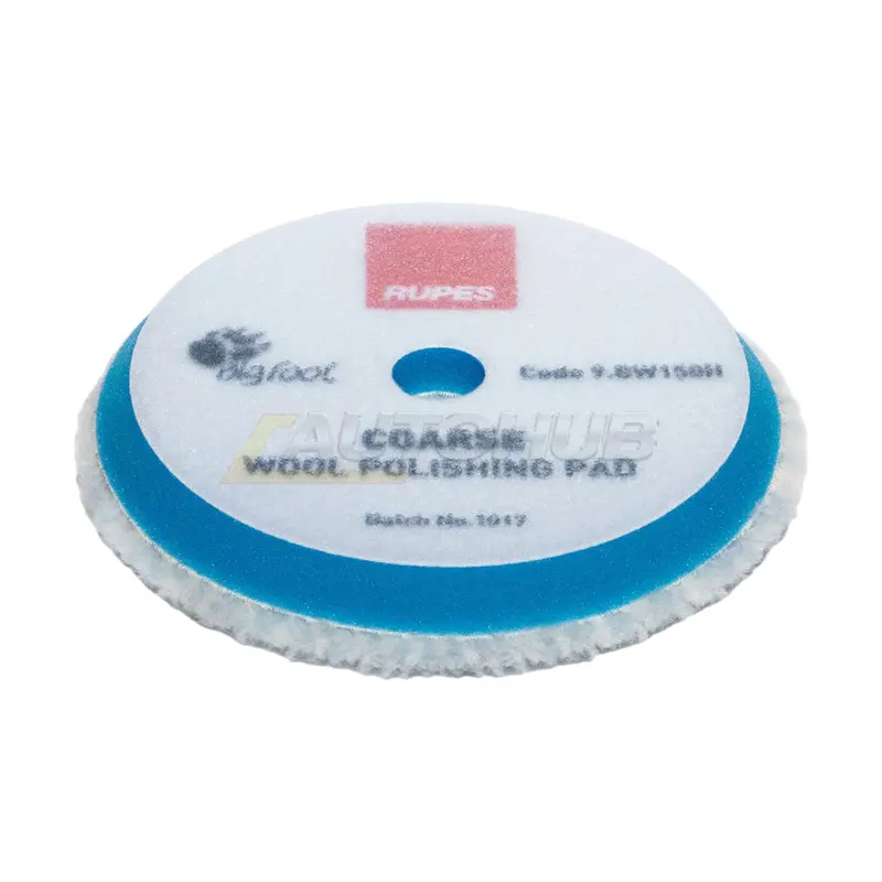Rupes Blue Coarse Wool Polishing Pads - 9.Bw150h | 130/145 Mm 1