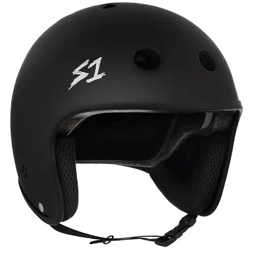 S1 Retro Helmet Black Matte 1