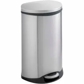 Safco® Ellipse Step-On Can 12-1/2 Gallon Stainless Steel - 9903Ss 1