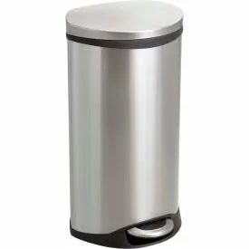 Safco® Step-On Receptacle, 7.5 Gallon Ss - 9902Ss 1