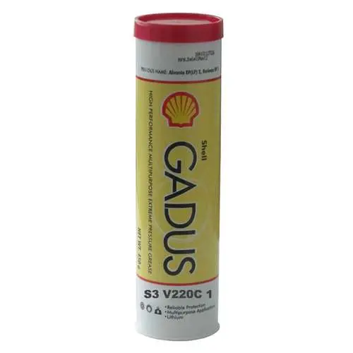 Shell Gadus S3 V220 C2 Multipurpose Grease - Case Of 10 (14 Oz Tubes) 1