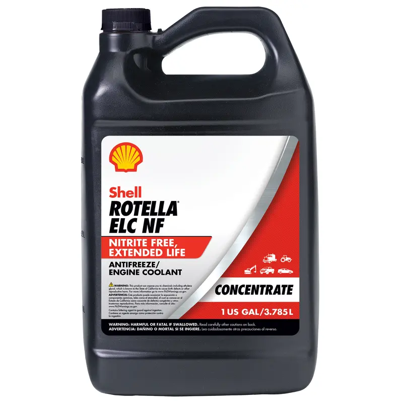 Shell Rotella Elc Nf Antifreeze-Coolant Concentrate - Case Of 6 (1 Gallon) 1