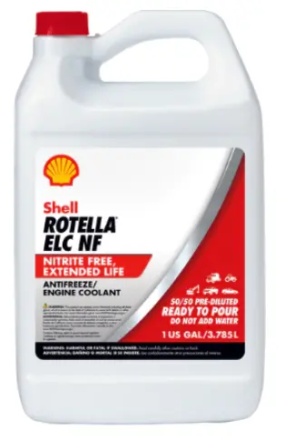 Shell Rotella Elc Nf Antifreeze-Coolant Pre-Diluted 50/50 - Case Of 6 (1 Gallon) 1