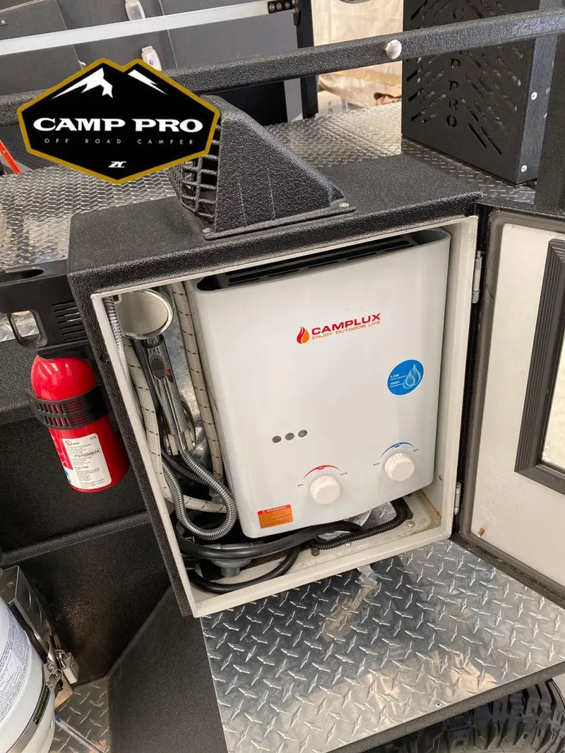 Sistema De Cajón Con Boiler De Paso Portátil Y Regadera Para Camper 1