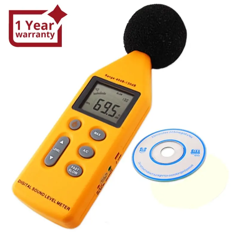 Slm-814Cd Digital Sound Level Meter Decibel Logger 40~130Db Usb & Cd 1