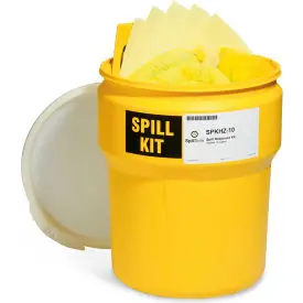 Spilltech 10 Gallon Hazmat Spill Kit Spkhz-10 1