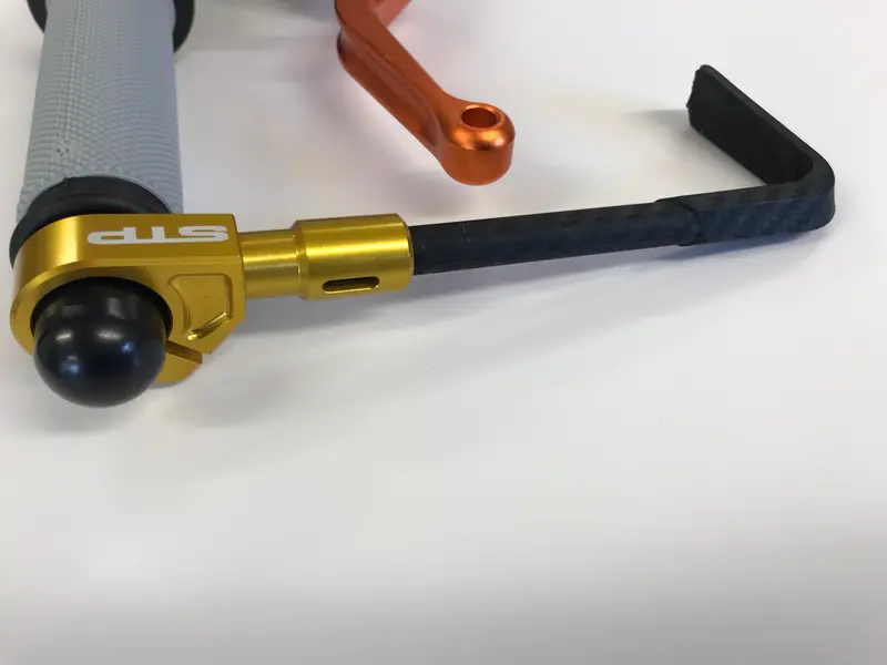 Stp Tek2 Gold Bar Mount Brake Lever Guard For Race Track Bsb Motorcycle Motorbike 1