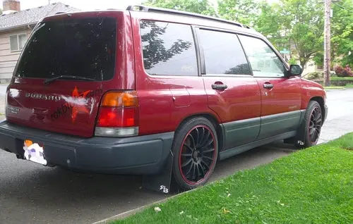 Subaru Forester (Sf) 1998-2002 Rally Mud Flaps 1