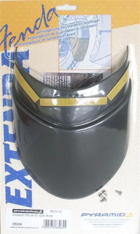 Suzuki Gsx-R600 & Gsx-R750  06-2010  Mudguard Extender Fender By Pyramid Plastics 1